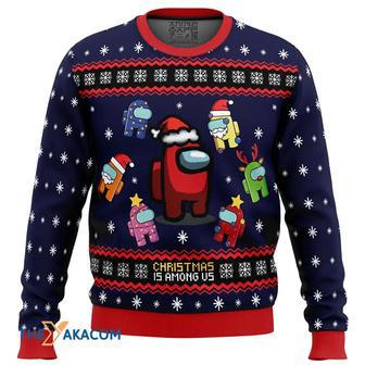 Christmas is Among Us Gift For Fan Anime Christmas Ugly Sweater | Favorety