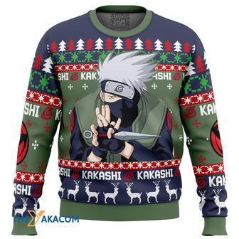 Christmas Kakashi Hatake Naruto Gift For Fan Anime Christmas Ugly Sweater | Favorety DE