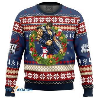 Christmas Kenshiro Fist of The North Star Custom Gift For Fan Anime Christmas Ugly Sweater | Favorety AU