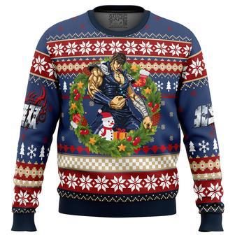 Christmas Kenshiro Fist of The North Star Ugly Christmas Sweater | Favorety DE