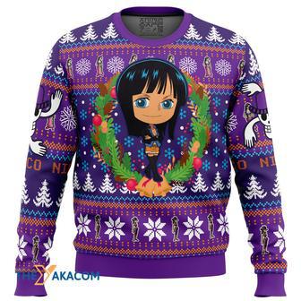 Christmas Nico One Piece Gift For Fan Anime Christmas Ugly Sweater | Favorety UK