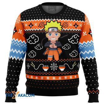 Christmas Ramen Uzumaki Naruto Gift For Fan Anime Christmas Ugly Sweater | Favorety UK