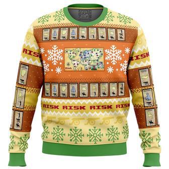 Christmas Risk Board Games Ugly Christmas Sweater | Favorety