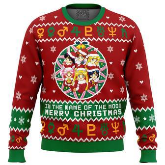 Christmas Sailor Guardians Sailor Moon Ugly Christmas Sweater | Favorety AU