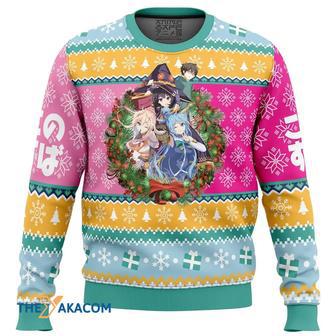 Christmas Spirit Konosuba Gift For Fan Anime Christmas Ugly Sweater | Favorety