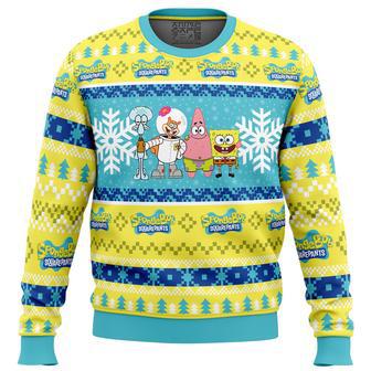 Christmas Spongebob Nickelodeon Ugly Christmas Sweater | Favorety AU