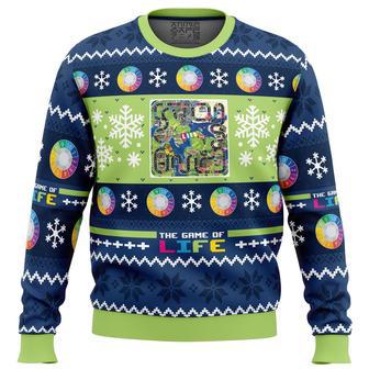 Christmas The Game of Life Board Games Ugly Christmas Sweater | Favorety