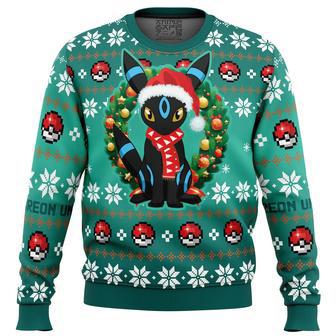 Christmas Umbreon Pokemon Ugly Christmas Sweater | Favorety