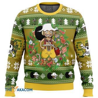 Christmas Usopp One Piece Gift For Fan Anime Christmas Ugly Sweater | Favorety UK