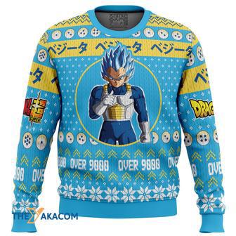 Christmas Vegeta Dragon Ball Z Gift For Fan Anime Christmas Ugly Sweater | Favorety