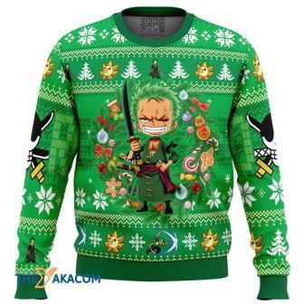 Christmas Zoro One Piece Gift For Fan Anime Christmas Ugly Sweater | Favorety DE