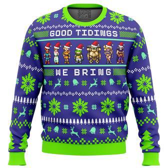 Chrono Trigger Good Tidings We Bring Ugly Christmas Sweater | Favorety