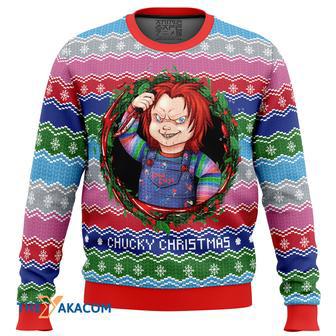 Chucky Christmas Gift For Fan Anime Christmas Ugly Sweater | Favorety