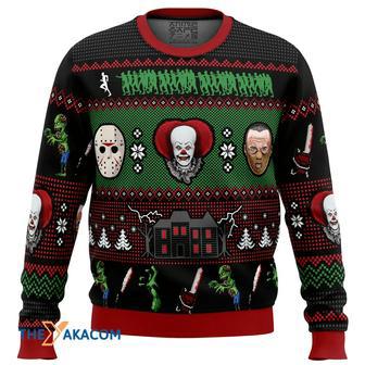 Classic Horror Christmas Gift For Fan Anime Christmas Ugly Sweater | Favorety CA