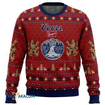 Coors Banquet Gift For Fan Anime Christmas Ugly Sweater | Favorety UK