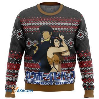 Cowboy Bebop Alt Gift For Fan Anime Christmas Ugly Sweater | Favorety