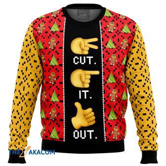 Cut It Out. Full House Gift For Fan Anime Christmas Ugly Sweater | Favorety UK