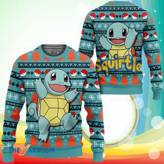 Cute Squirtle Pokemon Anime Manga Ugly Sweater | Favorety UK