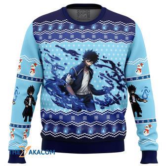 Dabi Blueflame My Hero Academia Custom Gift For Fan Anime Christmas Ugly Sweater | Favorety AU