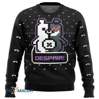 Danganronpa Monokuma Despair Gift For Fan Anime Christmas Ugly Sweater | Favorety DE