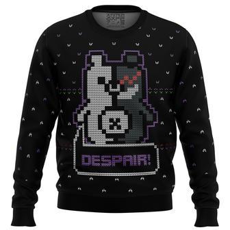 Danganropa Monokuma Despair Ugly Christmas Sweater | Favorety