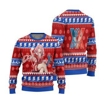 Darling In The Franxx Knitted Sweatshirt Zero Two Ugly Sweater Anime Christmas Gift | Favorety DE