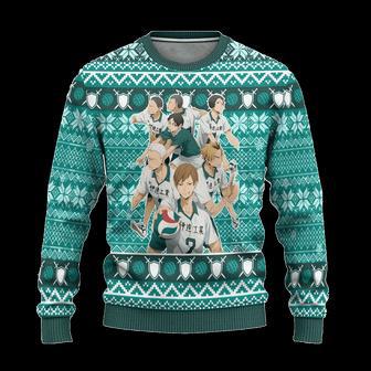 Date Tech High Ugly Christmas Sweatshirt Haikyuu Anime Xmas Gift | Favorety UK