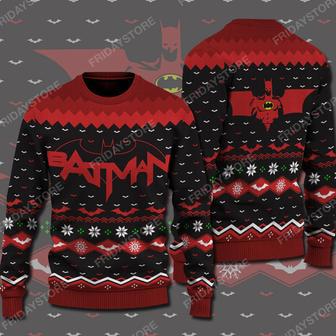 DC Ugly Sweater DC Super Hero Red Christmas Sweater Amazing High Quality DC Sweater | Favorety CA