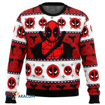 Deadpool Guy Gift For Fan Anime Christmas Ugly Sweater | Favorety AU