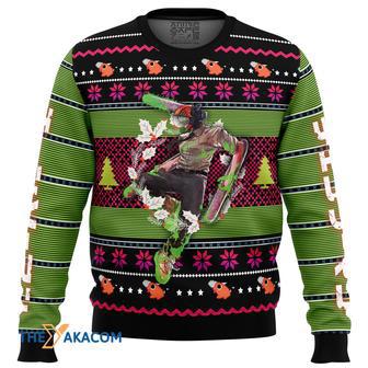 Denji Chainsaw Man Gift For Fan Anime Christmas Ugly Sweater | Favorety CA