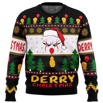 Derry Pennywise Christmas Ugly Christmas Sweater | Favorety