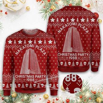 Die Hard Christmas Sweater Die Hard Nakatomi Plaza Christmas Party Red Ugly Sweater | Favorety