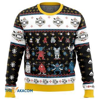 Digimon Sprites Gift For Fan Anime Christmas Ugly Sweater | Favorety DE