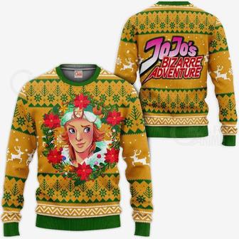 Dio Brando Ugly Christmas Jojo's Bizarre Adventure Anime Knitted Sweater | Favorety UK