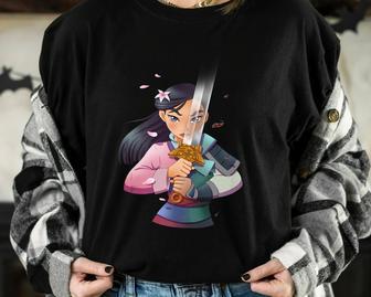 Disney Mulan Anime Style Portrait Unisex Adult Kid shirt Gift for Birthday Sweatshirt Toddler Tee | Favorety CA