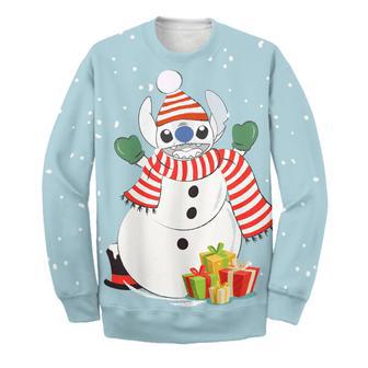 Disney Stitch Sweater The S Snowman Long Sleeve | Favorety DE