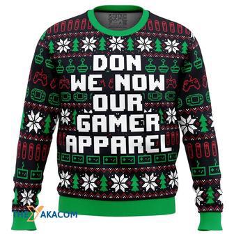 Don We Now Our Gamer Custom Gift For Fan Anime Christmas Ugly Sweater | Favorety AU