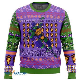 Donatello Rise of the Teenage Mutant Ninja Turtles Gift For Fan Anime Christmas Ugly Sweater | Favorety DE