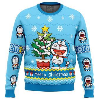 Doraemon Ugly Christmas Sweater | Favorety