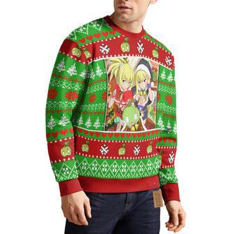 Dr Stone Kohaku And Ruri And Suika Ugly Christmas Sweater | Favorety