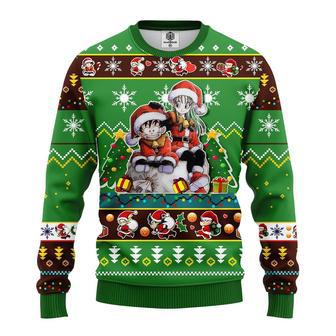 Dragon Ball Anime Ugly Christmas Sweater Green | Favorety DE