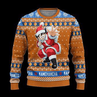 Dragon Ball Son Goku Anime Ugly Christmas Sweatshirt Xmas Gift | Favorety AU