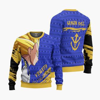 Dragon Ball Vegeta Ugly Christmas Knitted Sweater | Favorety CA