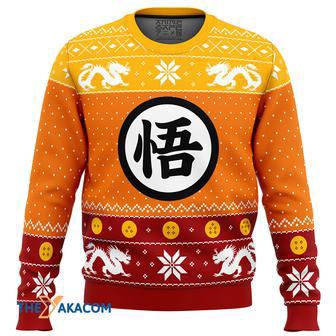 Dragon Ball Z Goku Gift For Fan Anime Christmas Ugly Sweater | Favorety UK