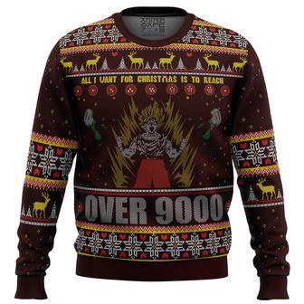 Dragon Ball Z Goku Over Dragon Ball Z Ugly Christmas Sweater | Favorety DE