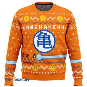 Dragon Ball Z Kamehameha Gift For Fan Anime Christmas Ugly Sweater | Favorety DE