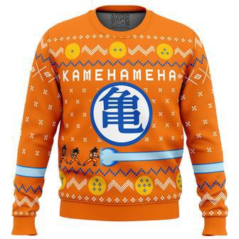 Dragon Ball Z Kamehameha Ugly Christmas Sweater | Favorety CA