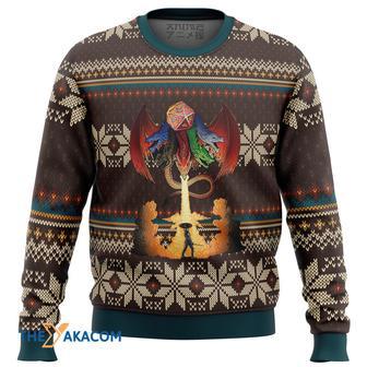 Dungeons Dragons Gift For Fan Anime Christmas Ugly Sweater | Favorety