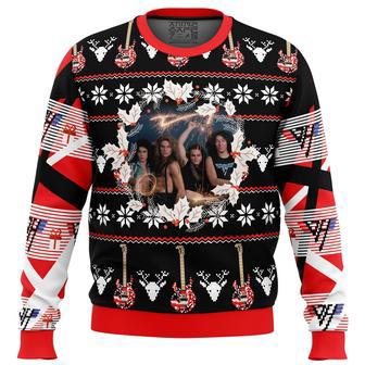 Eddie Van Halen Ugly Christmas Sweater | Favorety