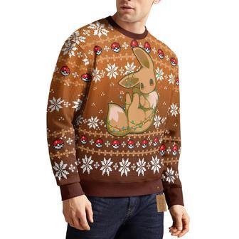 Eevee Cute Pokemon Ugly Christmas Sweater | Favorety UK